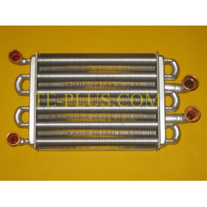 Теплообмінник бітермічний 5700520 Westen Quasar D 24F, Baxi Main Four 18 F, Baxi Main Four 24 F
